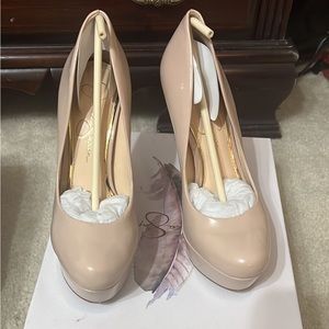 Jessica Simpson blush pumps